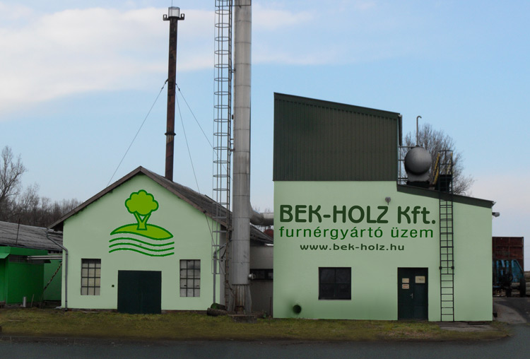 az uzem homlokzati terve